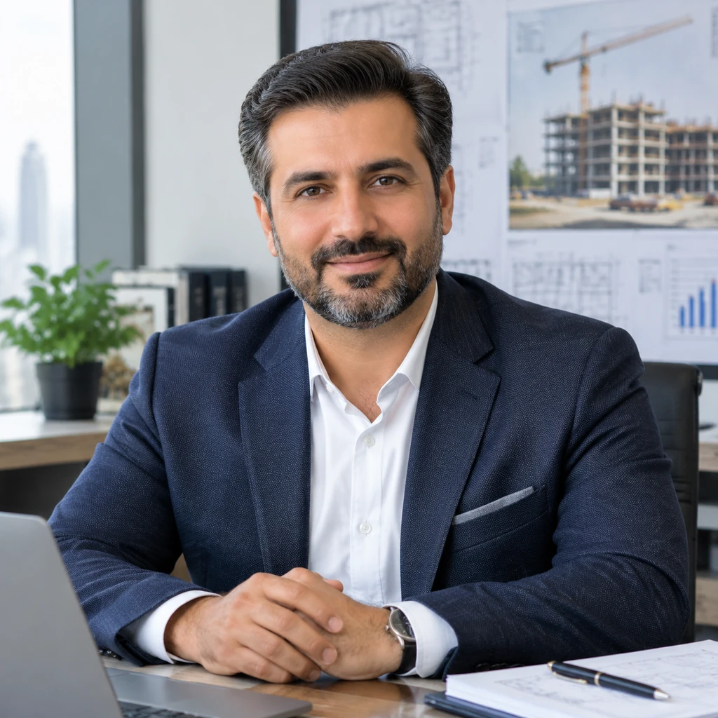 آقای کیایی — مدیر امور مالی یک مجموعه مهندسی و ساختمانی