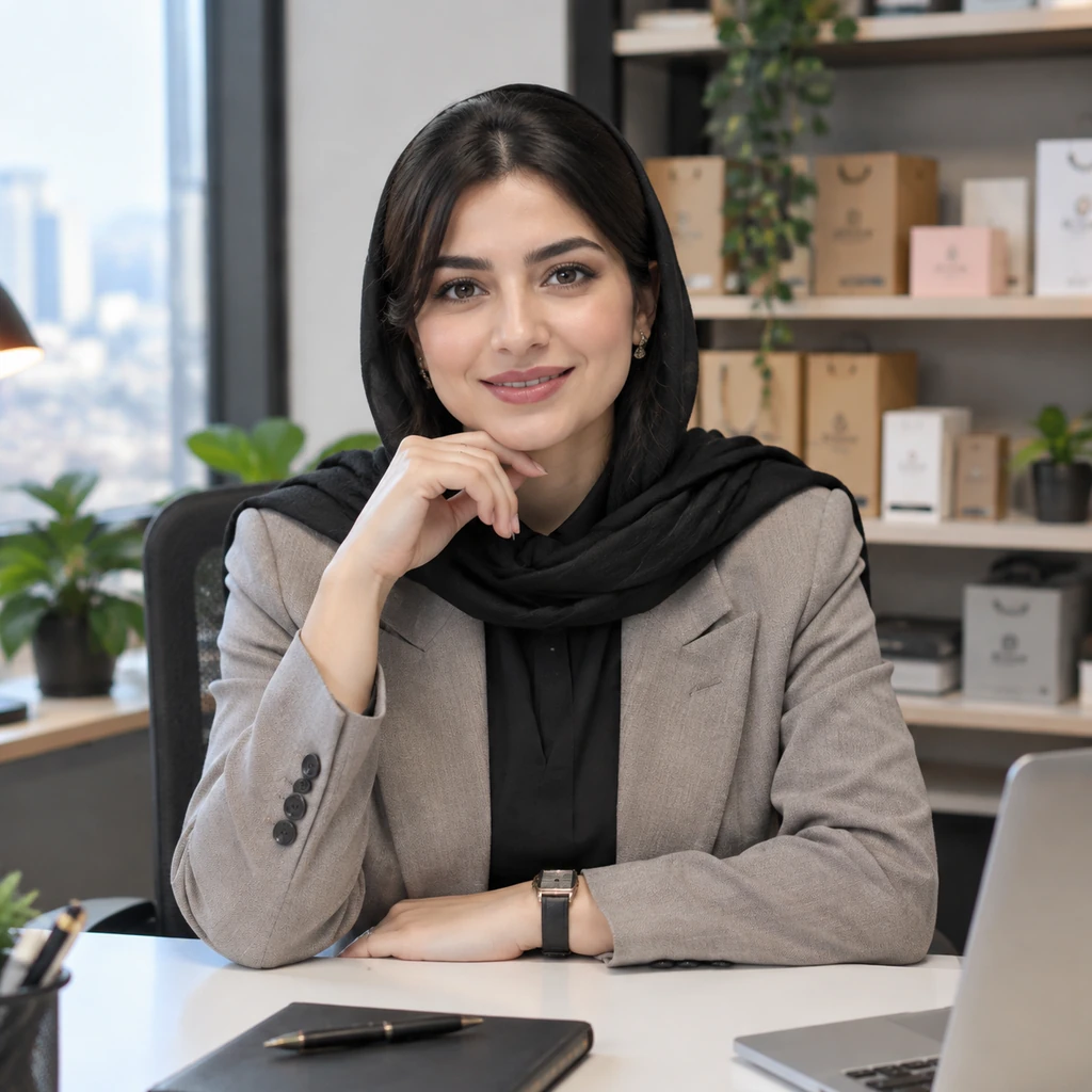 سارا حیدری — مدیر فروشگاه اینترنتی و جواهرات آلتین