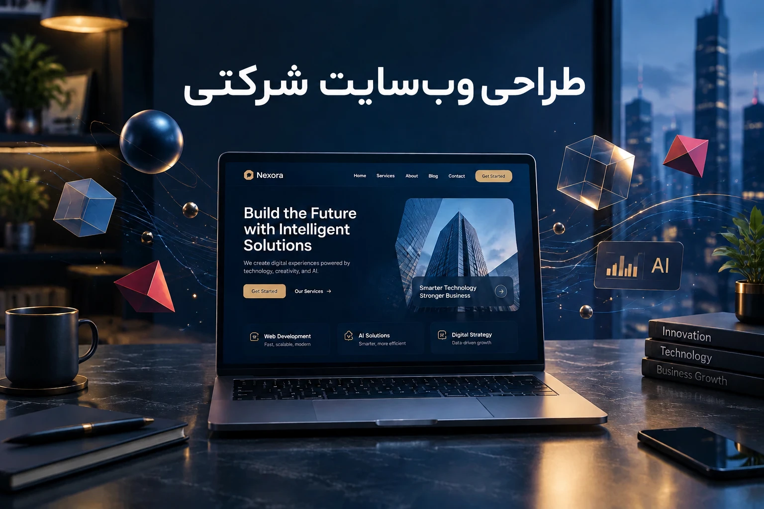 طراحی سایت شرکتی برای رشد و فروش بیشتر